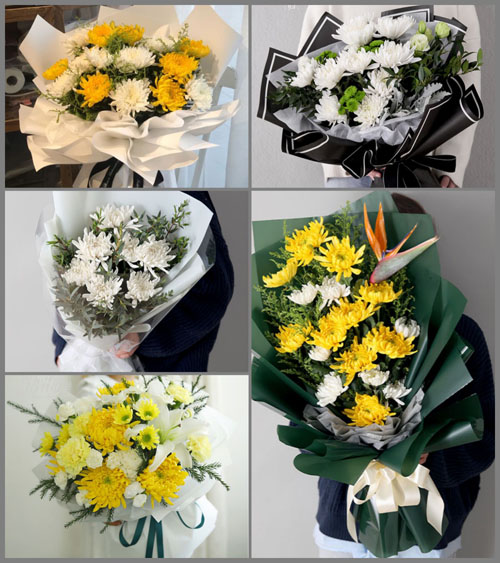 河南南阳社旗县朱集镇袁老庄村白事花束代送